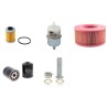 BOMAG BPH 80/65 S/HS Filter Service Kit w/HATZ 1D90W Eng. SN  -101700121277