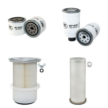 SEMAT P 2000 Filter Service Kit Air Oil Fuel Filters w/VM  Eng.