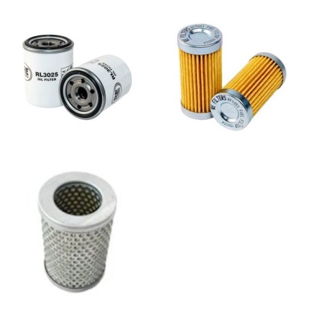 SHIBAURA CM 224 Filter Service Kit Air Oil Fuel Filters w/SHIBAURA  Eng.
