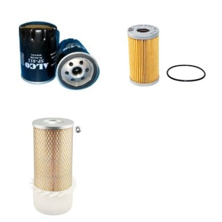 SHIBAURA S 445/HST Filter Service Kit Air Oil Fuel Filters