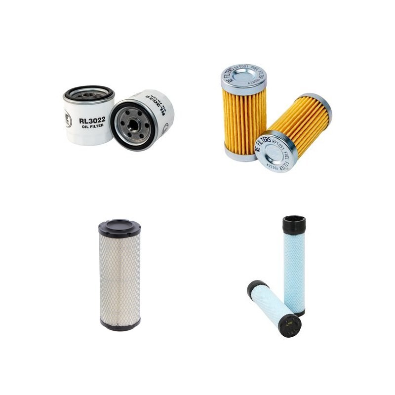 SHIBAURA ST 333/HST Filter Service Kit Air Oil Fuel Filters w/SHIBAURA  Eng.