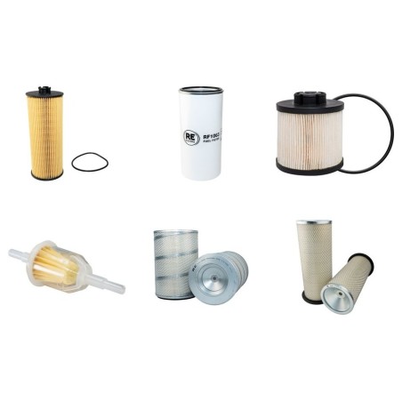 SILVATEC 8266 TH SLEINPER Filter Service Kit Air Oil Fuel Filters w/MERCEDES OM904LA Eng.   YR  2004-