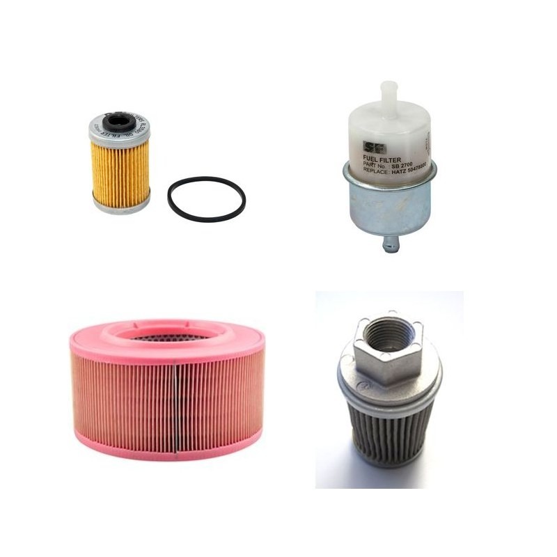 BOMAG BPR 50/70 DH Filter Service Kit w/HATZ 1D81S Eng.   YR  2007-