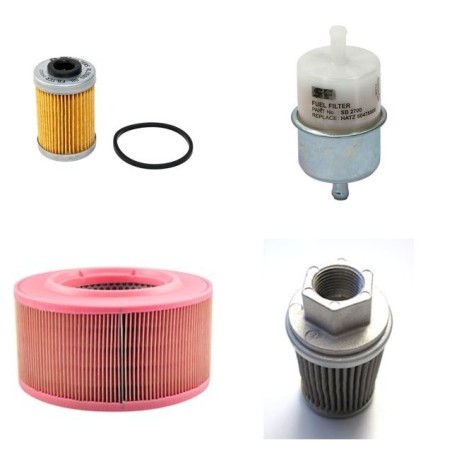 BOMAG BPR 50/70 DH Filter Service Kit w/HATZ 1D81S Eng.   YR  2007-