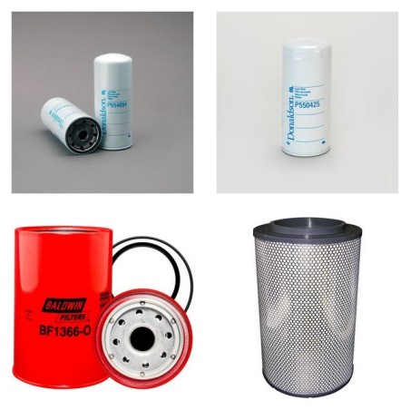 SIMED 500 KVA Filter Service Kit Air Oil Fuel Filters w/VOLVO  Eng.