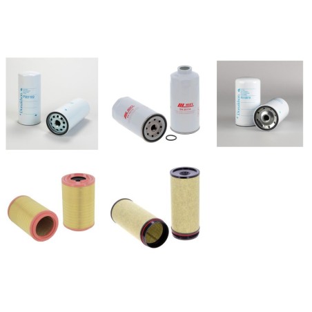 SINOTRUK ZZ 1257 M4347C Filter Service Kit w/ WD165.92 Eng.