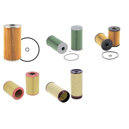 SINOTRUK ZZ 1257 M4648W Filter Service Kit w/ P11C-UH Eng.