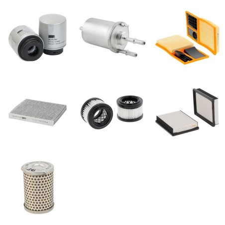 SKODA RAPID 1.6 MPI Filter Service Kit w/ CFNA Eng.   YR  10.12- 105CH/77KW NH3