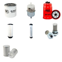 BOMAG BW 100 AC-5 Filter Service Kit w/Kubota D1703MEU34 Eng. SN  101880211062- YR  2014