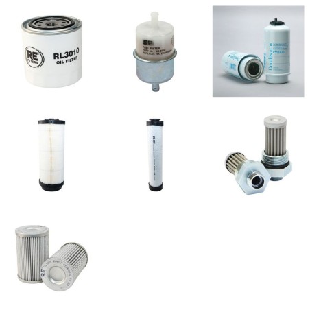BOMAG BW 100 AD-5 Filter Service Kit w/Kubota D1703MEU34 Eng.   YR  2016
