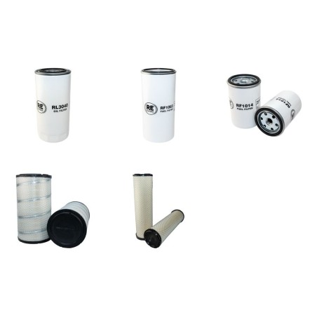 SMV SL 10-1200 B Filter Service Kit Air Oil Fuel Filters w/VOLVO TAD620VE Eng.