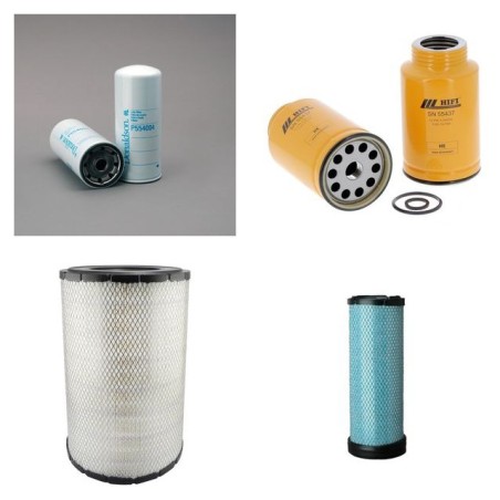 SOILMEC R 416 Filter Service Kit Air Oil Fuel Filters w/CAT 3126BATAAC Eng.   YR  2004-