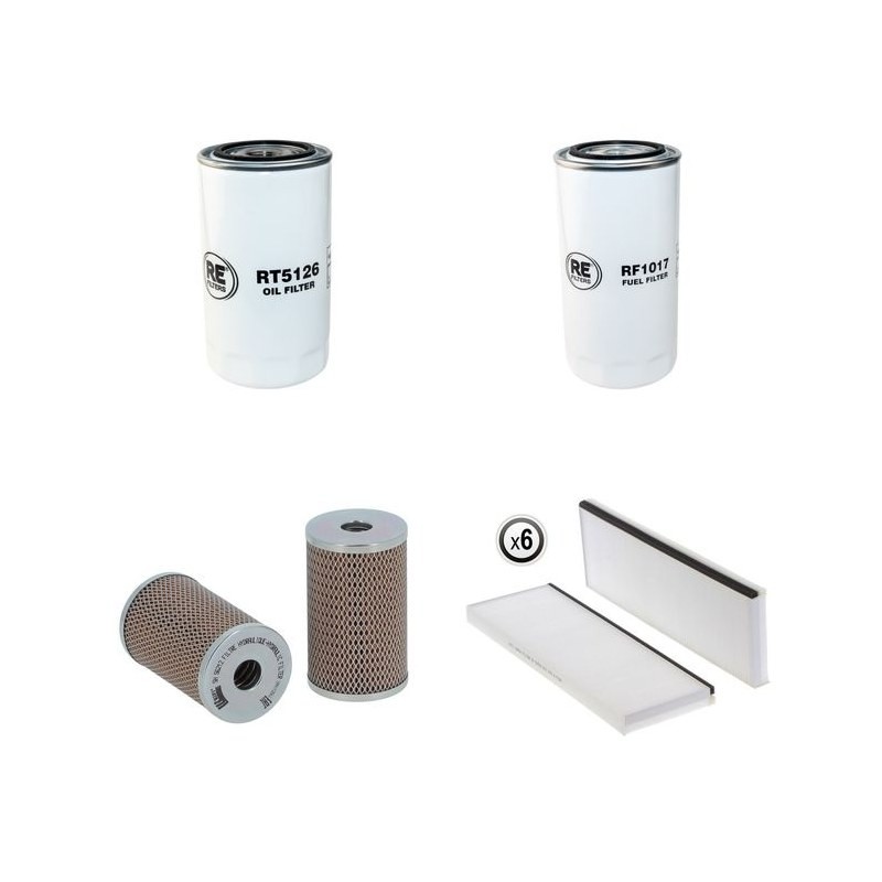 SOLBUS SOLCITY 11 Filter Service Kit w/IVECO F4AE0682 Eng.   YR  09.05- 240 CH SL 10 T
