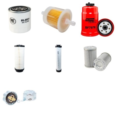 BOMAG BW 120 AD-4W Filter Service Kit with Kubota D1703 Eng 2004-