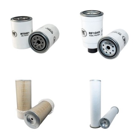 SPRA-COUPE 3640 Filter Service Kit Air Oil Fuel Filters w/Perkins 1004.4 Eng.
