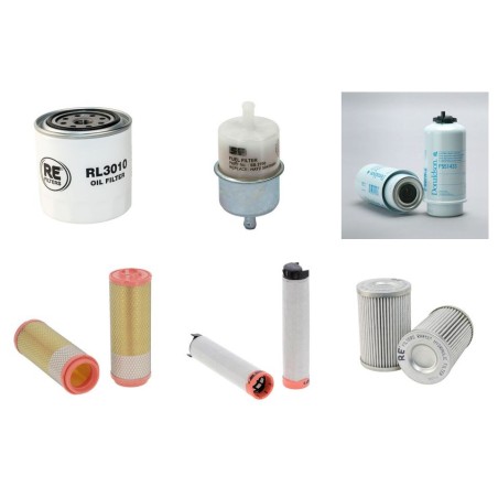 BOMAG BW 138 AD-5 Filter Service Kit w/Kubota V2203 Eng.   YR  2016-