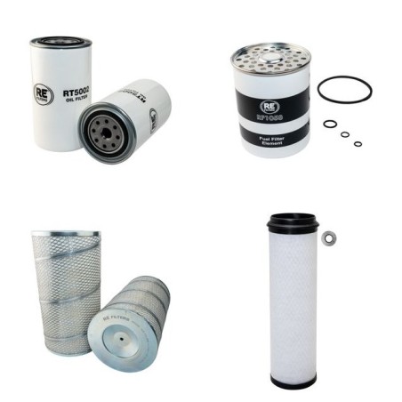 AKERMAN EW 150 C Filter Service Kit Air Oil Fuel Filters w/Perkins TD40KE Eng.