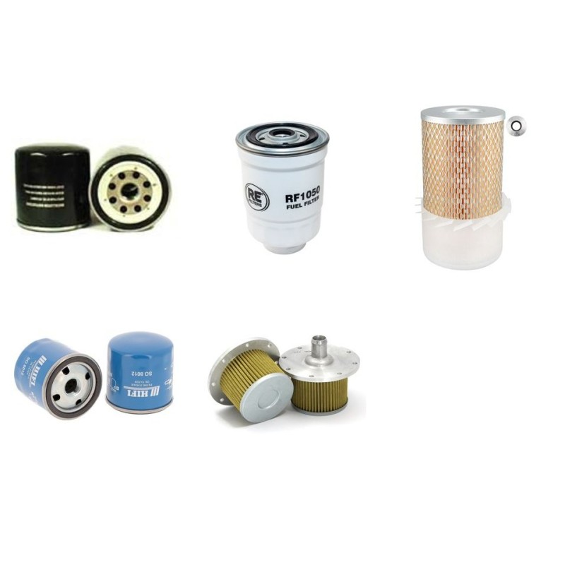 STAM CPCD 25 RW 9 TRIPLEX Filter Service Kit w/Isuzu C240PK320 Eng.   YR  2007-