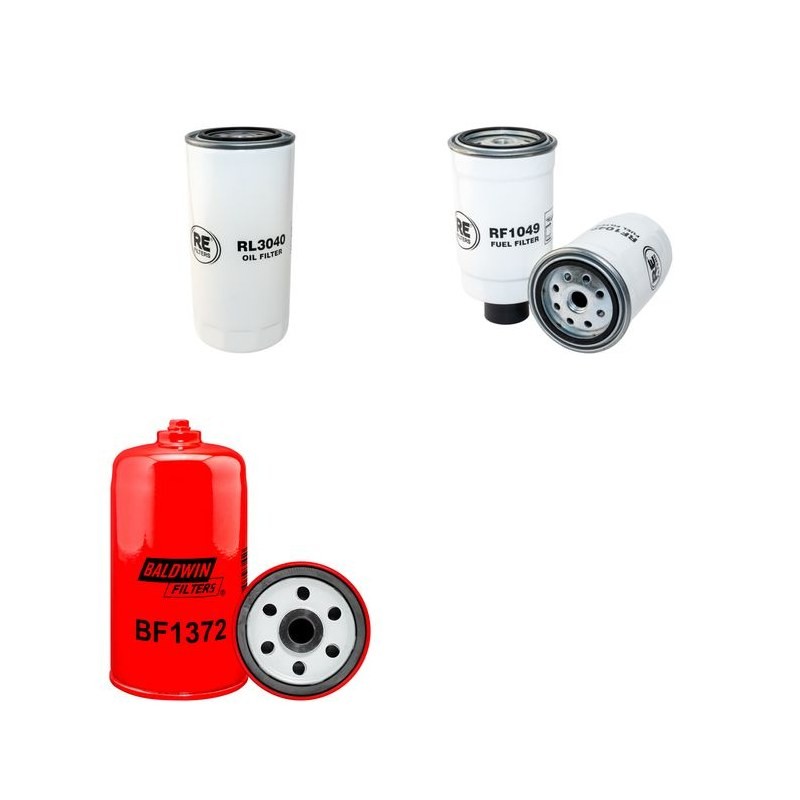 STECK PW 12 Filter Service Kit Air Oil Fuel Filters w/Deutz F5L912 Eng.