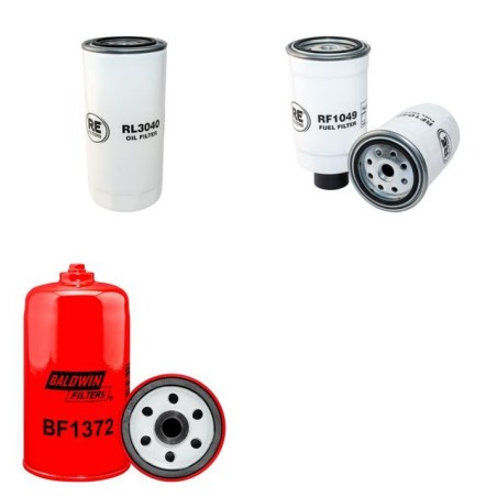 STECK PW 12 Filter Service Kit Air Oil Fuel Filters w/Deutz F5L912 Eng.