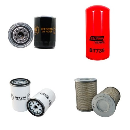 BOMAG BW 142 D/DP Filter Service Kit w/Deutz F3L912 Eng.