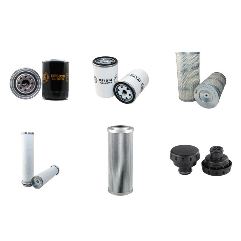 BOMAG BW 144 AC Filter Service Kit w/Deutz F4L912 Eng. SN  101490610101-