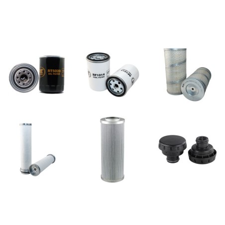 BOMAG BW 144 AC Filter Service Kit w/Deutz F4L912 Eng. SN  101490610101-