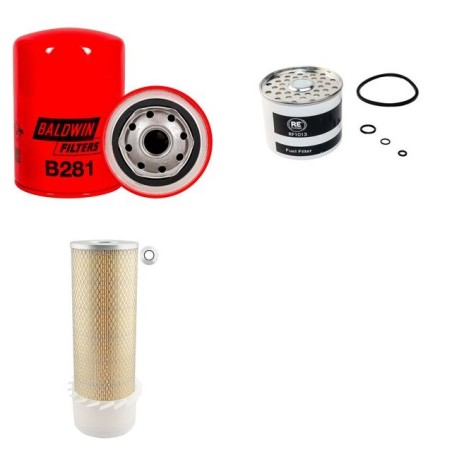 STEINBOCK 557 MK5B-2 BOSS 500 Filter Service Kit Air Oil Fuel Filters w/FORD 2722E Eng.