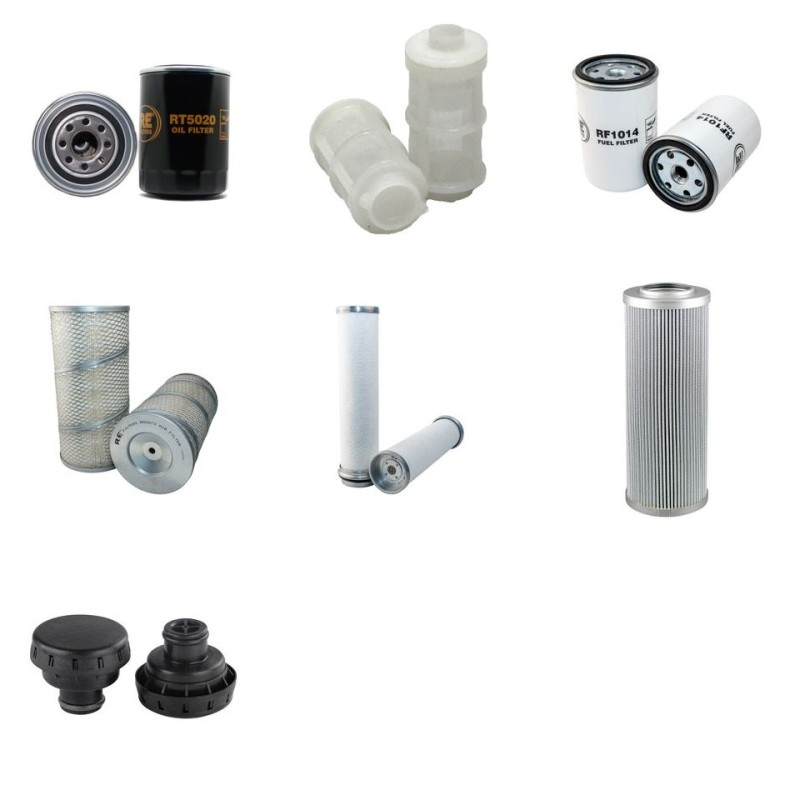 BOMAG BW 154 AC Filter Service Kit w/Deutz F4L912 Eng. SN  101490510101-
