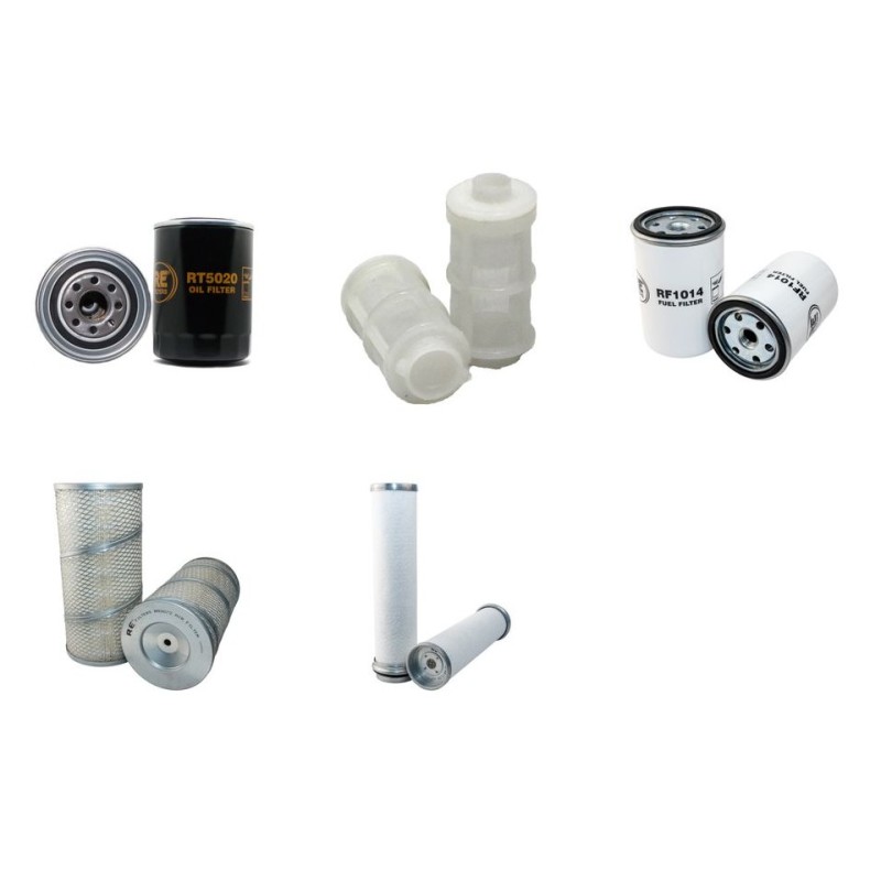 BOMAG BW 154 AC Filter Service Kit Air Oil Fuel Filters w/Deutz F4L912 Eng. SN  101490510101-