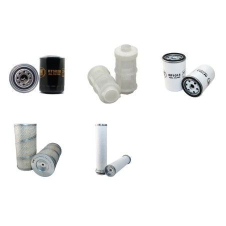 BOMAG BW 154 AC Filter Service Kit Air Oil Fuel Filters w/Deutz F4L912 Eng. SN  101490510101-