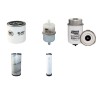 BOMAG BW 154 AP-4AM Filter Service Kit w/Kubota V3307D1T Eng. SN  101870602020- YR  2010-
