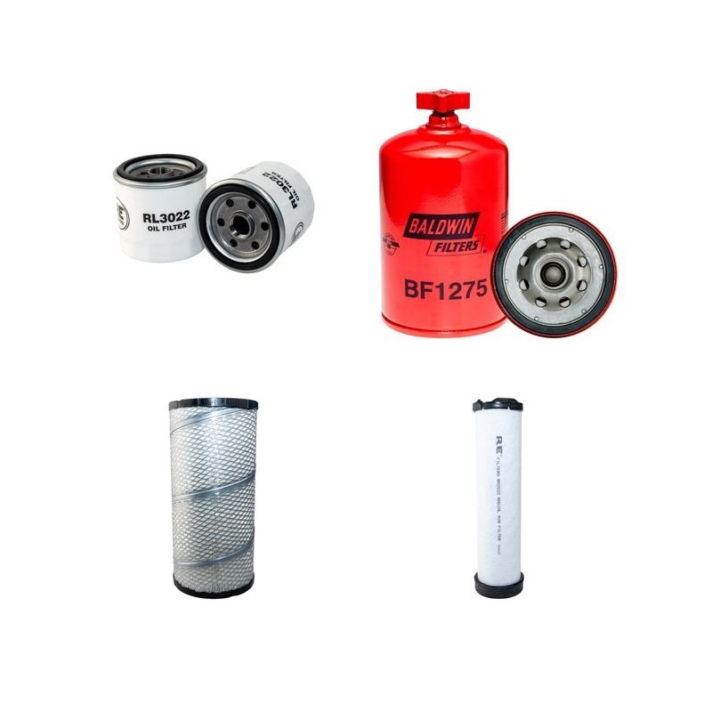 BOMAG BW 170 AD Filter Service Kit Air Oil Fuel Filters w/Cummins 4B3.3 Eng.