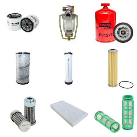 BOMAG BW 174 AD-2 Filter Service Kit w/Cummins 4BT3.3 Eng.   YR  2005-
