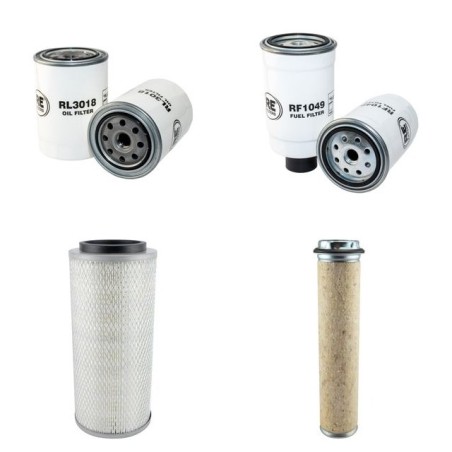 STEYR 8080 Filter Service Kit Air Oil Fuel Filters w/WD 411 Eng.   YR  05.84-