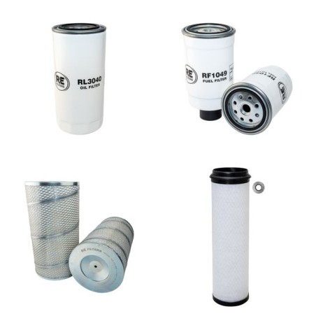 STEYR 8160 Filter Service Kit Air Oil Fuel Filters w/WD612.85 Eng.   YR  01.80-