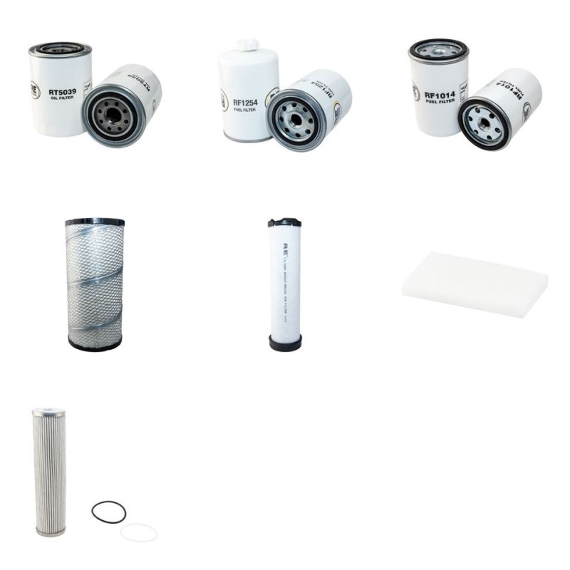 BOMAG BW 184 AD Filter Service Kit w/Cummins 4BT3.9 Eng.     100 CH