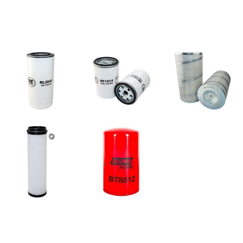 BOMAG BW 213 D Filter Service Kit w/Deutz F6L912 Eng.