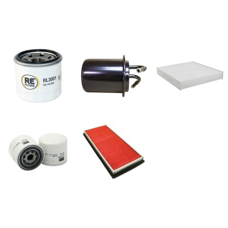 SUBARU IMPREZA 1.6 16V Filter Service Kit w/ EJ16 Eng.   YR  10.98-10.00 95 CH GC/GF/GFC