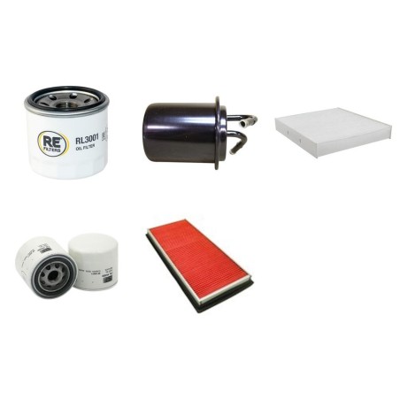 SUBARU IMPREZA 1.6 16V Filter Service Kit w/ EJ16 Eng.   YR  10.98-10.00 95 CH GC/GF/GFC