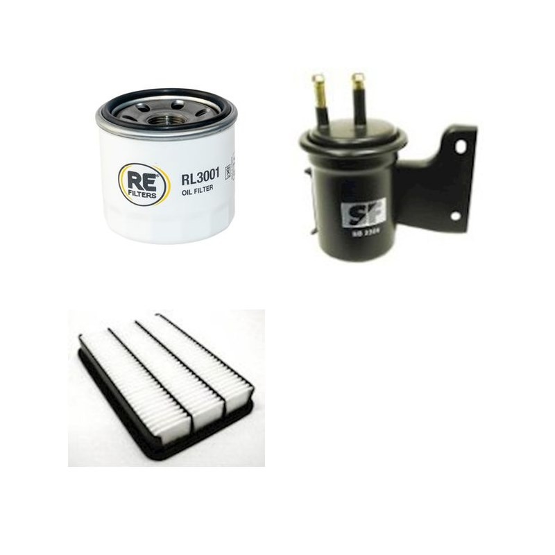 SUBARU VIVIO 660I Filter Service Kit w/ EN07 Eng.   YR  05.93-  KK/W3