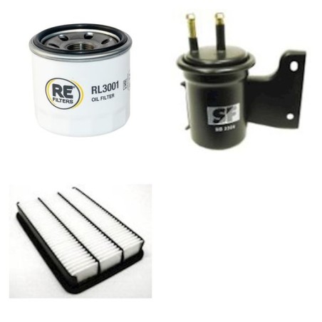 SUBARU VIVIO 660I Filter Service Kit w/ EN07 Eng.   YR  05.93-  KK/W3