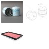 SUBARU XT 1.8I T Filter Service Kit w/ EA82T Eng.   YR  05.85-10.89  AX4