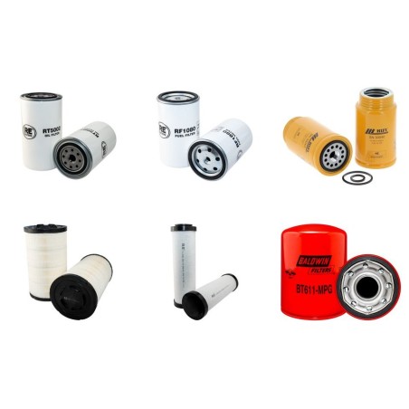 SULLAIR 375 H Compressor Filter Service Kit w/ Caterpillar C4.4 Eng.