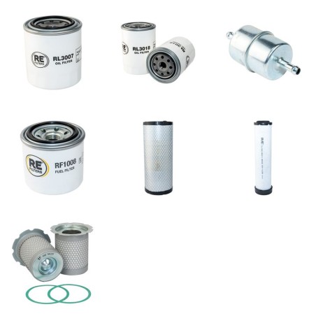 SULLAIR 38 K Filter Service Kit w/Kubota D1105 Eng.   YR  2004-