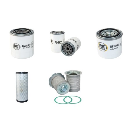 SULLAIR 45 II Filter Service Kit w/Kubota D1105E Eng. SN  47342-