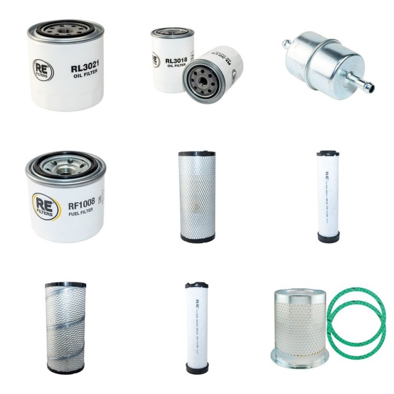 SULLAIR 85 K/I Compressor Filter Service Kit w/ Kubota V2003T Eng.