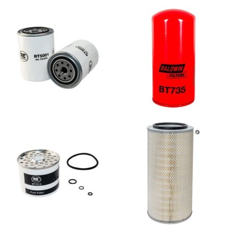 SULLAIR F 100 P Compressor Filter Service Kit w/ Perkins Eng.