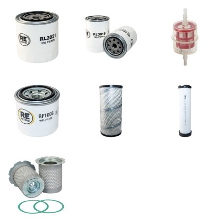 SULLAIR VH 7 M Filter Service Kit w/Kubota D1703 Eng.