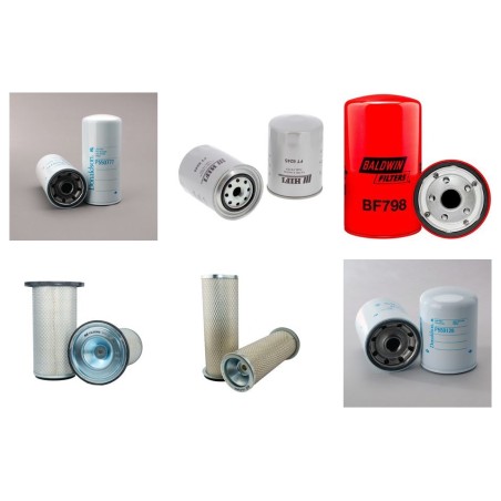 SUMITOMO SH 200-2 Filter Service Kit Air Oil Fuel Filters w/ISUZU  Eng.